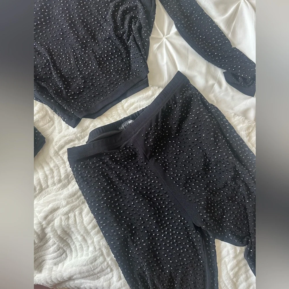 Two Piece Rhinestone Set - Picture 5 of 7